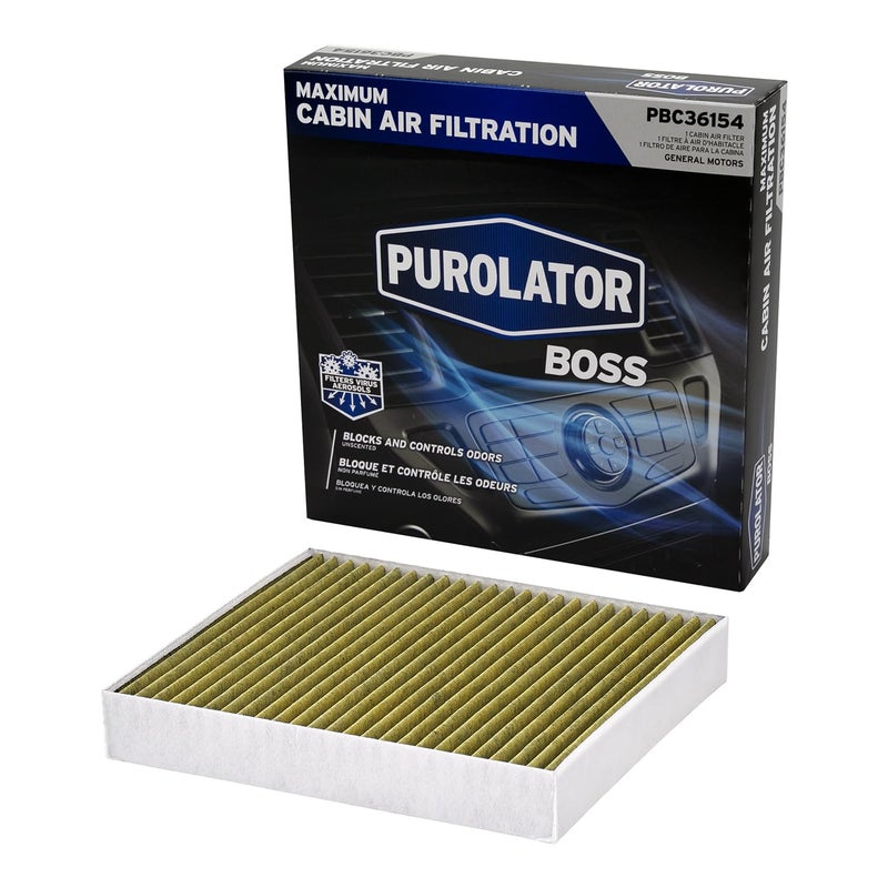 Purolator PBC36154 PurolatorBOSS Premium Cabin Air Filter Compatible With Select Chevrolet, Buick, Cadillac - Image 1
